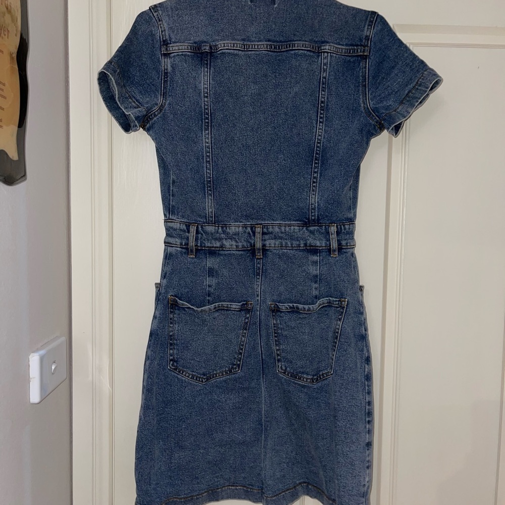 Kookai Denim Button Dress - Picture 5 of 5